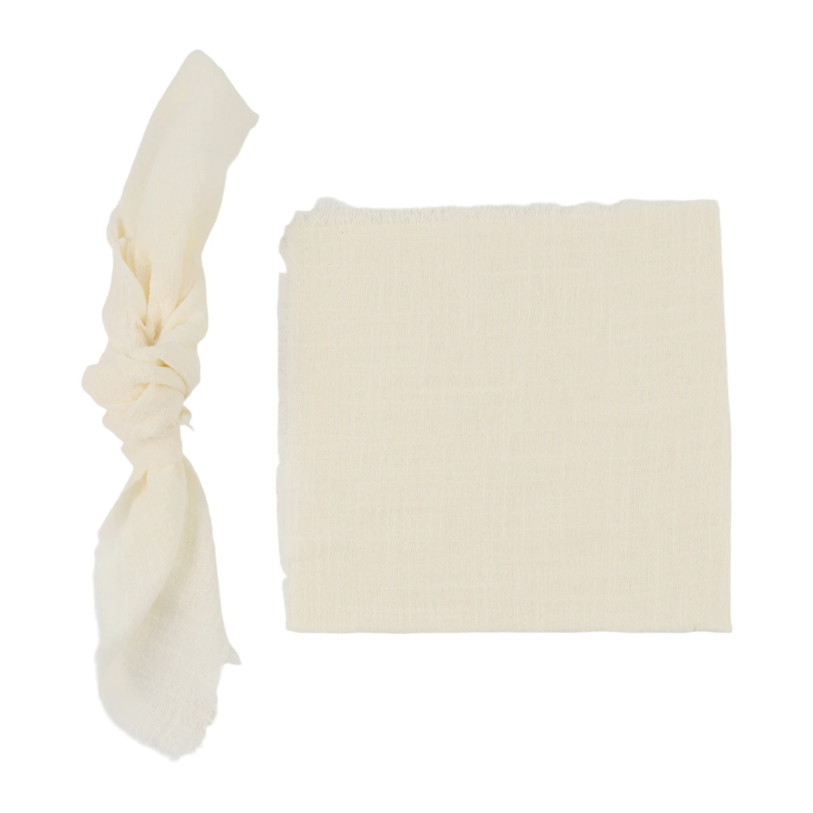6PCS Cotton Napkins Featuring Handcrafted Tassels Suitable Table Cloth Tea Towels for Wedding and Daily Table Settings