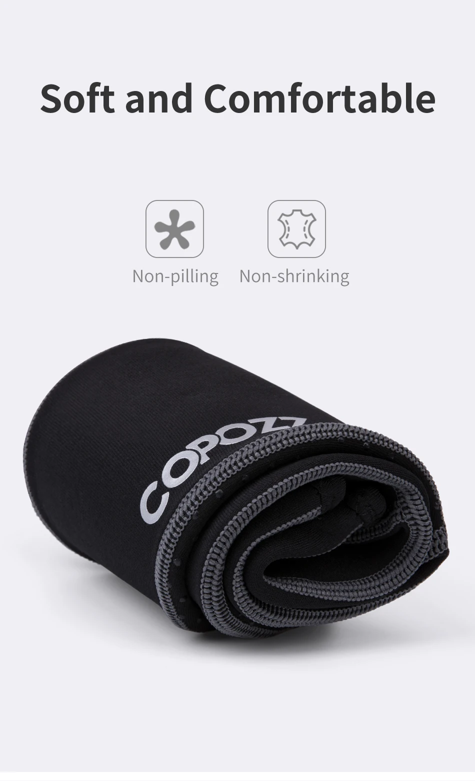 Copozz 3mm Neopren Strand-Schwimm-Tauchsocken Wassersport Rutschfeste Schuhe Schwimm- und Tauchsocken Strandstiefel – Detail 3