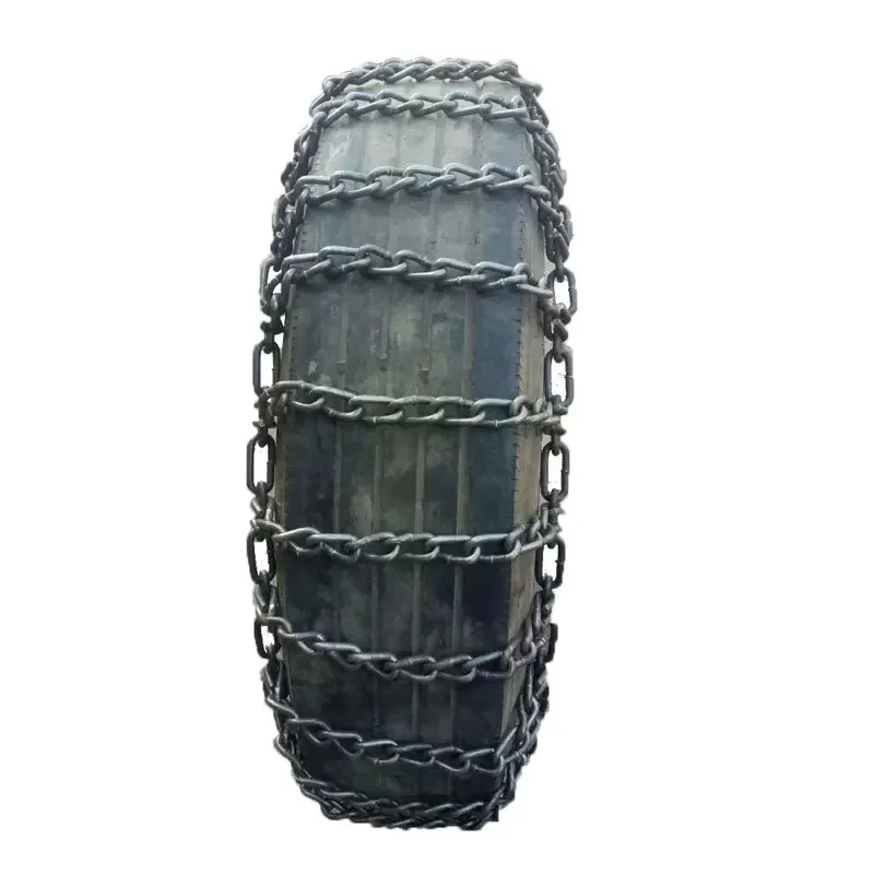

Agricultural vehicle snow chain extra thick 9mm encryption car tractor tire truck manganese steel