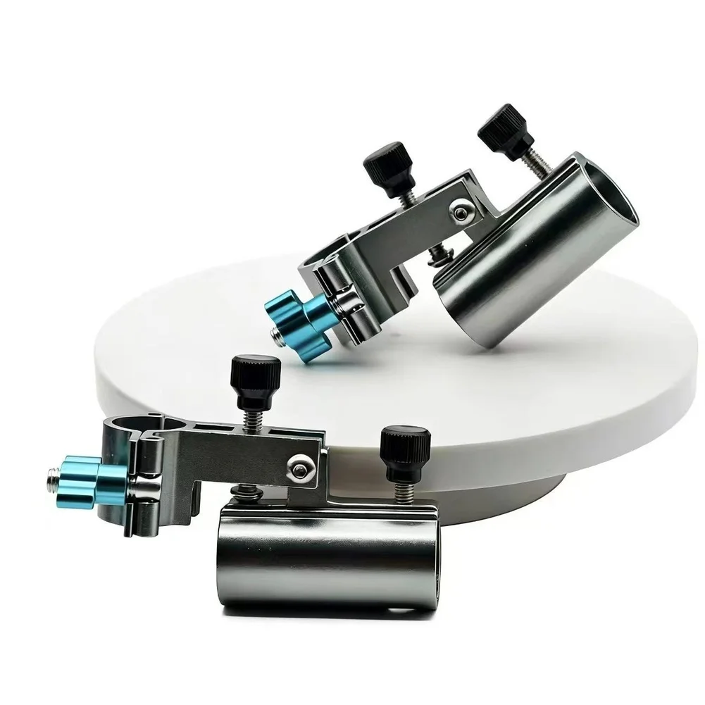 

Brand New Fishing Chair Mount Aluminum Alloy Fishing Rod Holder With 21mm Mount For 22-26mm Rods Anti Lost 21mm Mounting Hole