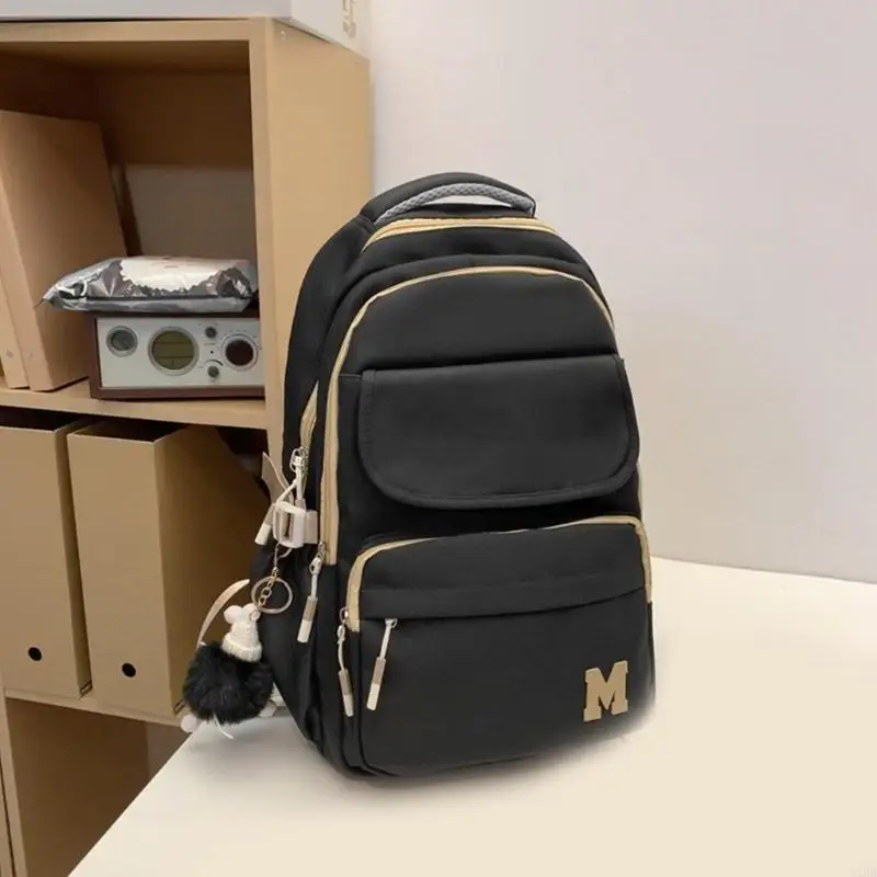 

Fashionable Japanese Nylon Backpack for College Student Large School Bag