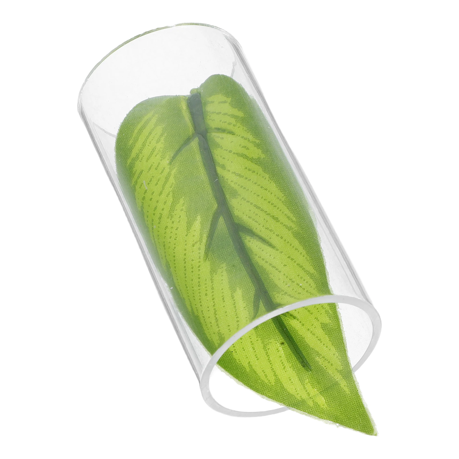 

Douyuwo Tunnel Betta Hideout Fish Tank Decoration Aquarium Accessory Acrylic Tube Resting Leaf Spawning Bed Shrimp Shelter Pet