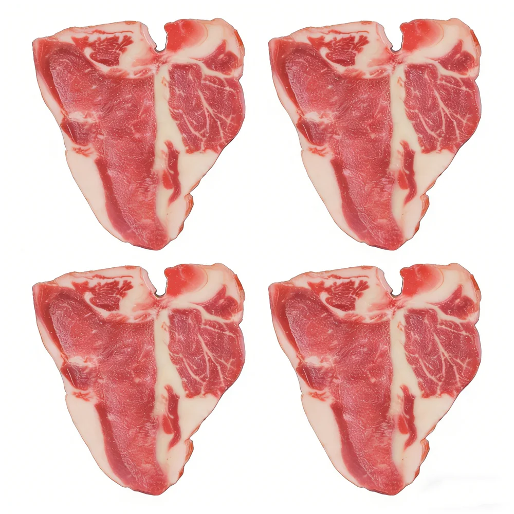 Modelo de Carne de Res en Forma de T de 20 cm, Simulación de Carne Cruda, Accesorios de Cocina de Plástico PVC, Herramienta de Entrenamiento de Cocina, Decoración, Exhibición