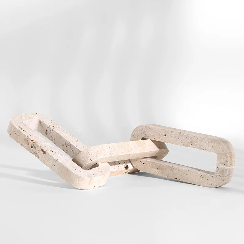 زخرفة زخرفية على شكل سلسلة من الرخام الأبيض لموسيقى الجاز بتصميم بسيط من الشمال