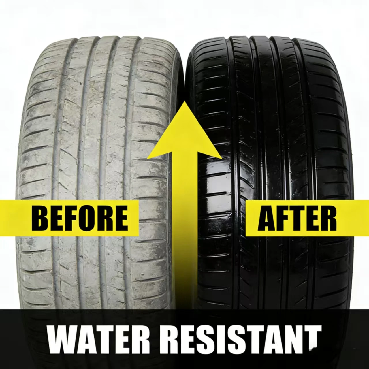 Facilawei Revêtement de cire pour pneus pour BNM – Revêtement de protection des pneus de voiture 150ML, Brillance longue durée et Soins des pneus durables, Pro des pneus de véhicule