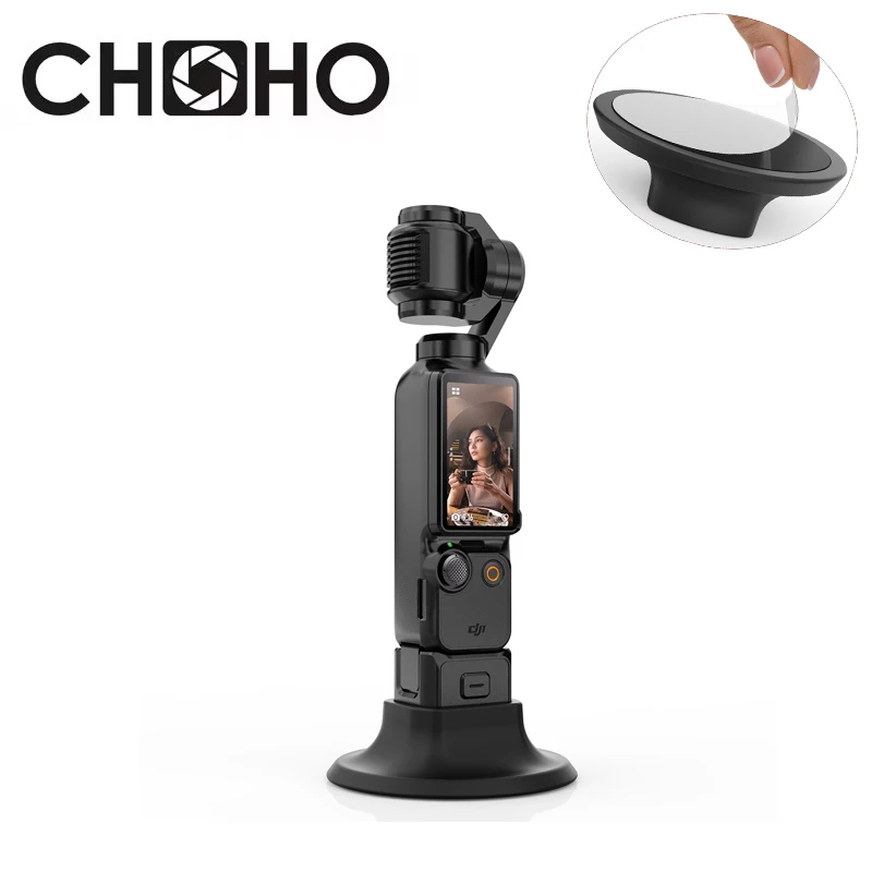 

For DJI OSMO Pocket 3 gimbal camera Accessories Silicone Desktop Base Rubber Stand Base Protective Fixed Holder For DJI Pocket3