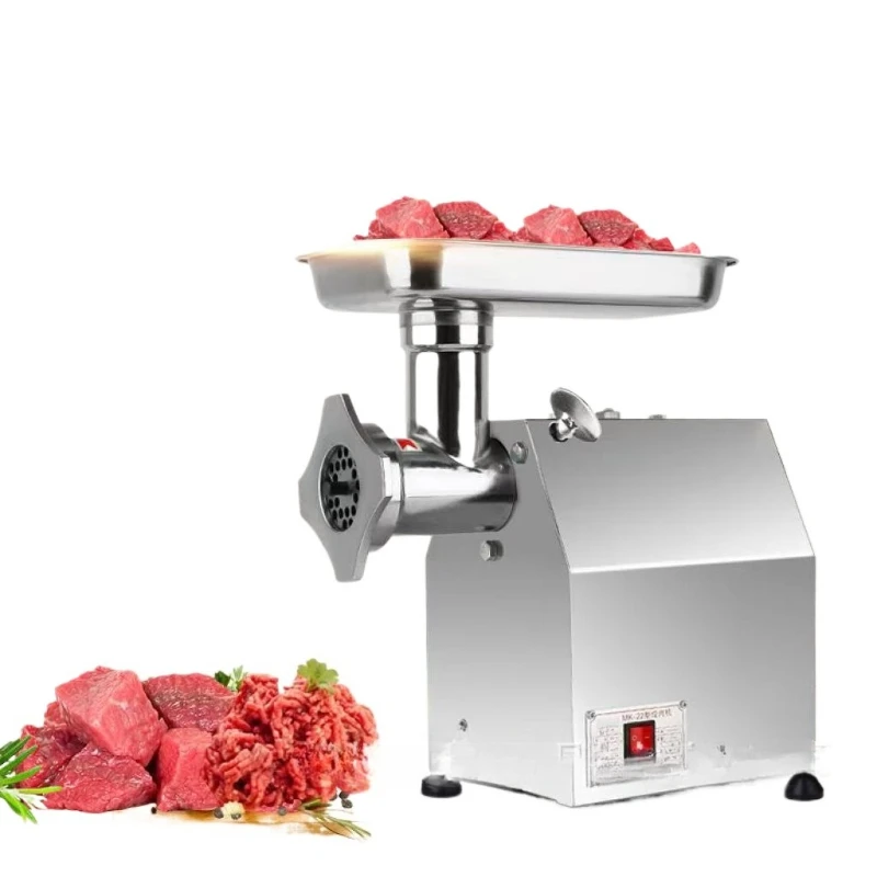 

Commercial meat grinder, large capacity stainless steel enema, stir and mince