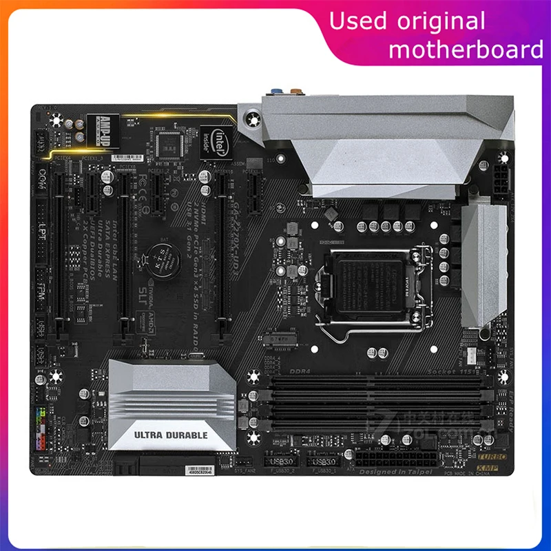 

Used LGA 1151 For Intel Z270 GA-Z270X-UD3 Z270X-UD3 Computer USB3.0 SATA3 Motherboard DDR4 64G Desktop Mainboard