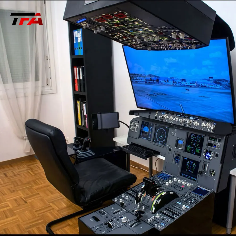 1:1 Commercial Airbus A320 Overhead Panel Flight Simulator Cockpit Control Module Hardware for Aviation Trainer Rig 2024