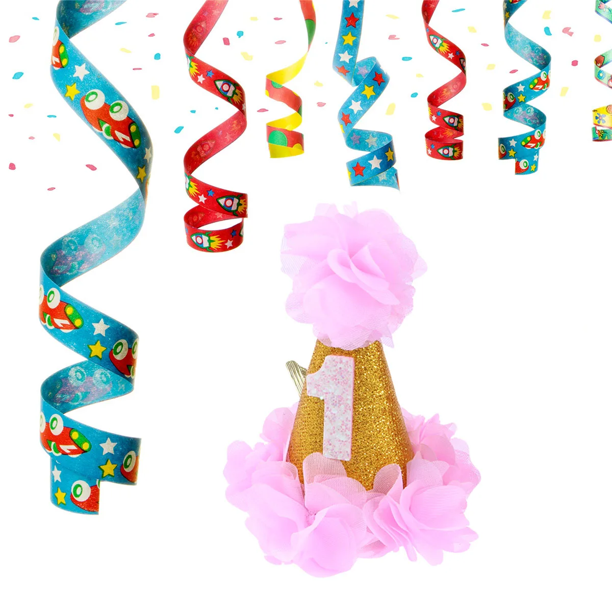 

Pet Birthday Headdress Dog Birthday Hat Soft Material Adjustable Clip Fits Small Pets Chihuahua Yorkie Maltese Beagle Pekingese