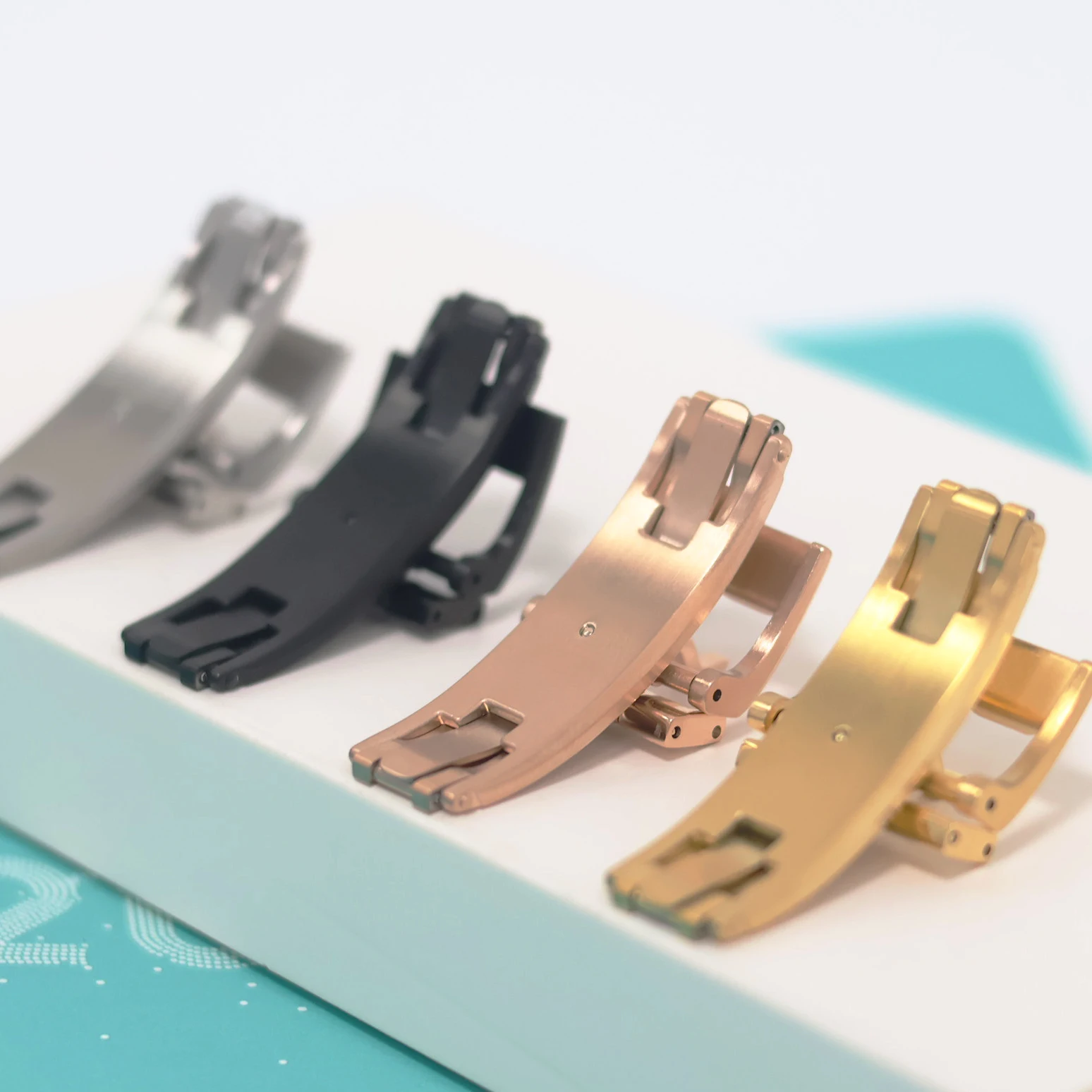 Spring Deployant Clasp 16mm 18mm Perfect Fit for Hermès Rolex Cartier Patek Philippe Watch Original Repalcement Watch Band Clasp