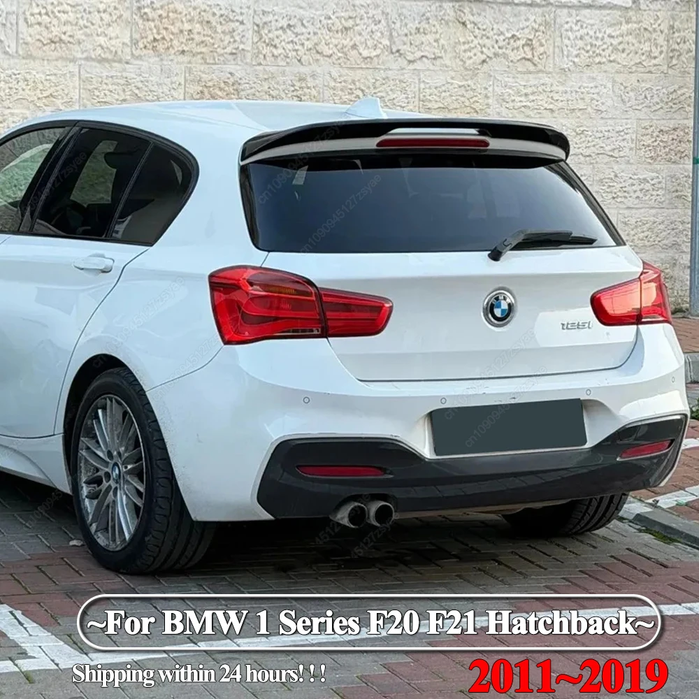 Alerón de techo trasero de coche estilo MP para BMW 1 Series F20 F21 116i 118i 120i M135i M140i 2011-2019 Hatchback ABS Bodykits Tuning