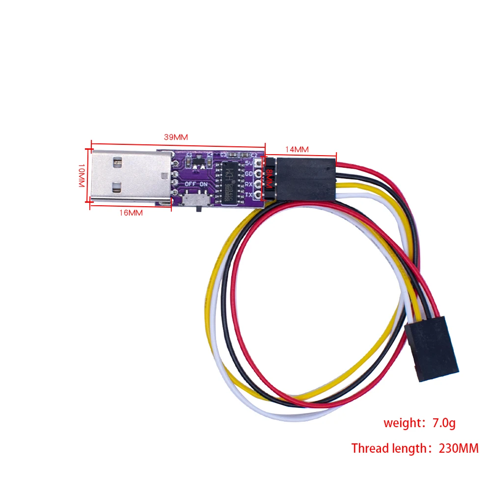 CH340C AI offline 5V  voice download SU-03T download AI voice development board burning debugger   RXTX for3.3V