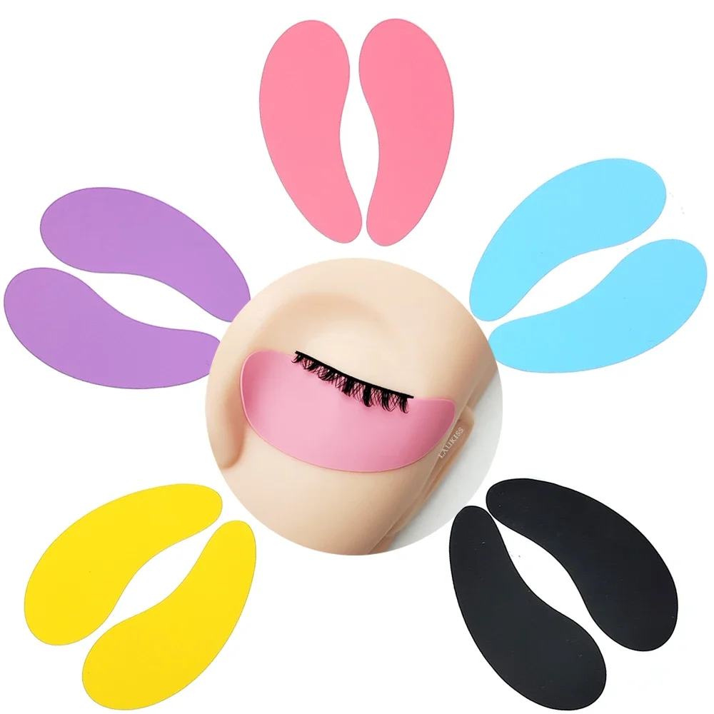 5쌍 아이 패드 신제품 재사용 가능한 실리콘 스트라이프 래쉬 리프트 속눈썹 연장 하이드로겔 패치 언더 아이 젤 패치 메이크업 도구