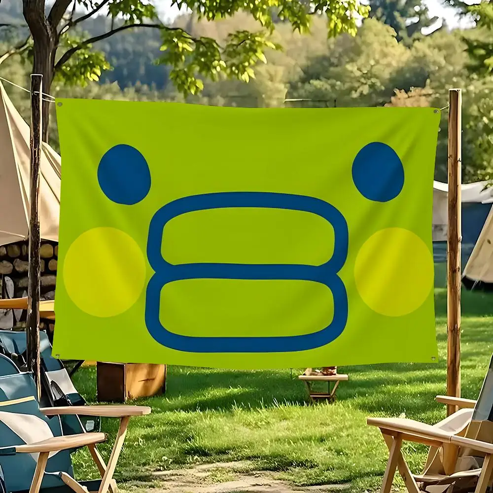 Game Tamagotchi Flags flag For Decoration Outdoor Picnic Hanging Home Camping Party Banner