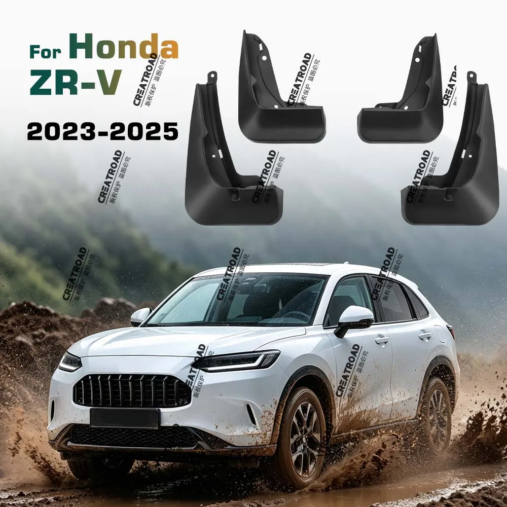 For Honda ZR-V 2023 2024 2025 Fender Mudflaps Splash Guards Mudguards Mud Flaps car Accessories