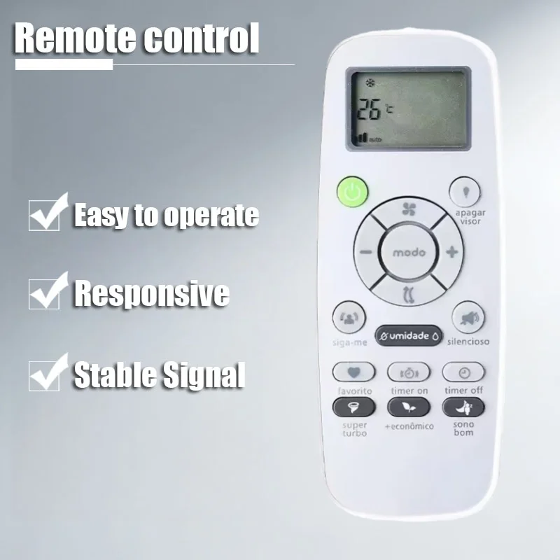 

Universal AC Remote Control DG11L1-51 CJSD Compatible with Multiple Models Replacement for Hisense Air Conditioner