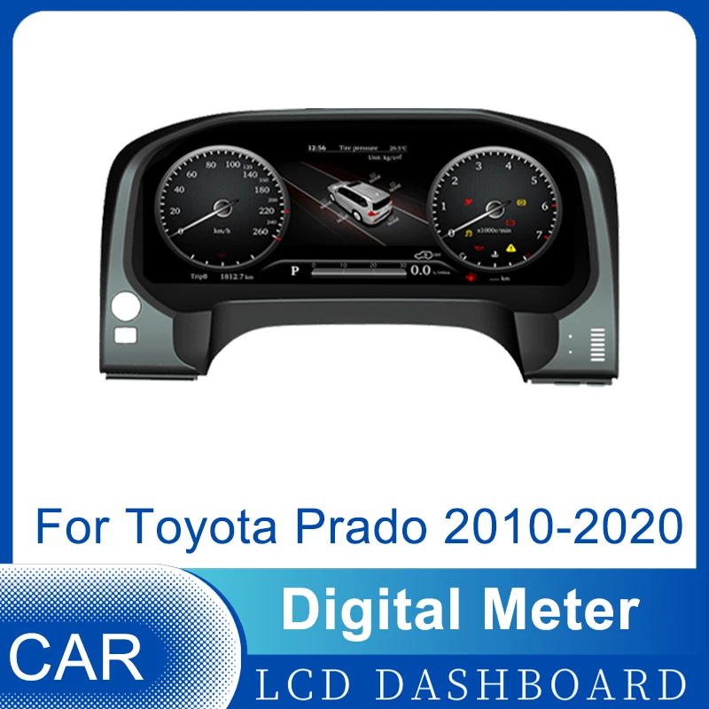 

Latest Car LCD Digital Dashboard Panel Instrument Cluster Cock Speedometer For Toyota Prado 2010-2020