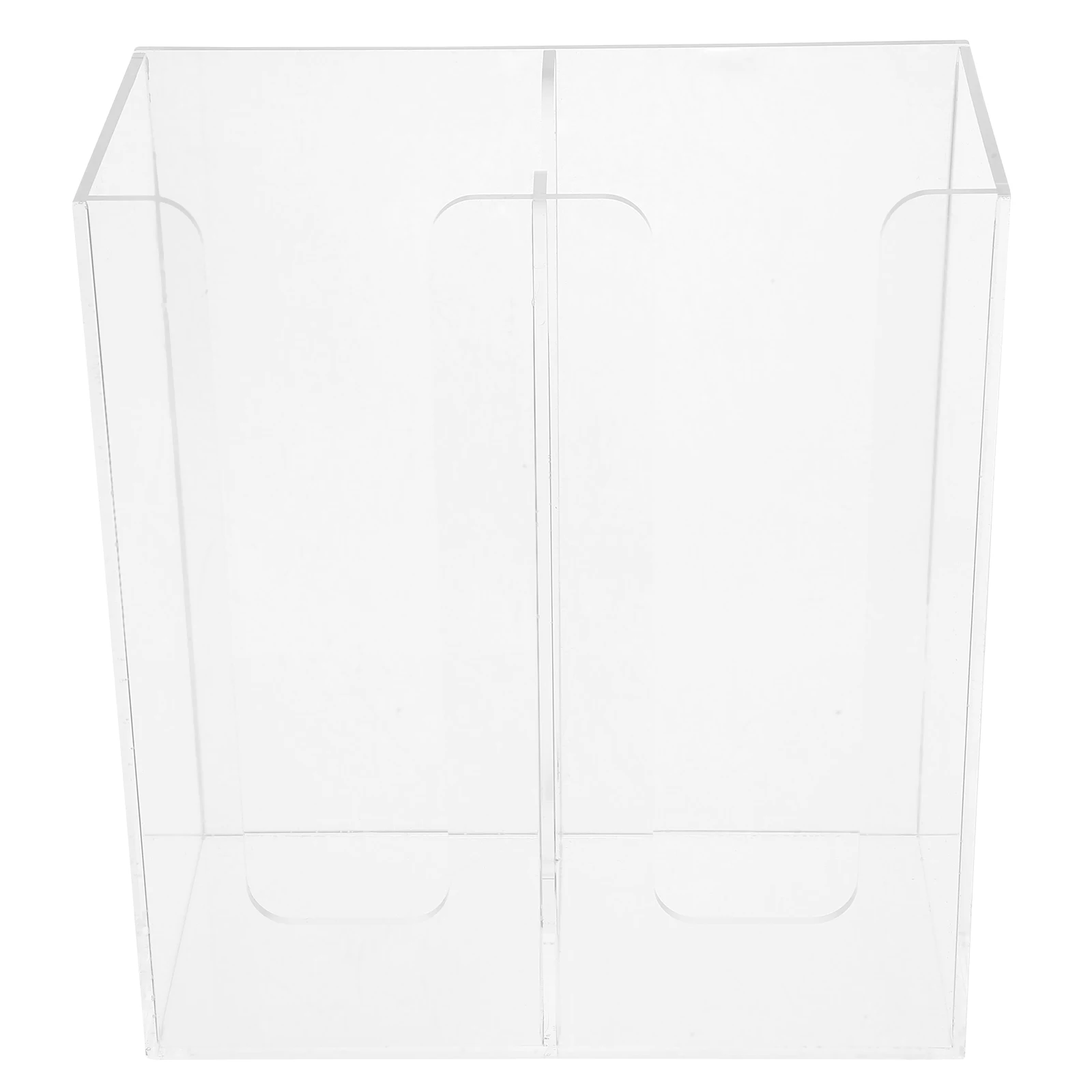 Transparent Cup Holder Single Slot Paper Cup Dispenser Rack Wear Resistant ganizer Home Bar Counter Cafe Storage Solution