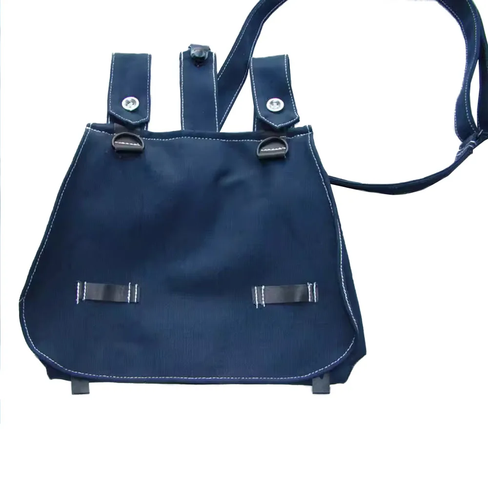 

German Bread Bag Dry Two Bags of Soldiers Special Blue Storage Bag Diagonal Span Is Not Waterproof Bread Bag