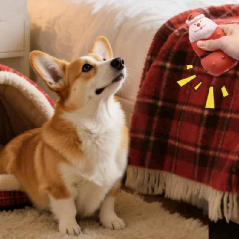 Bissfestes, quietschendes Gummispielzeug für Hunde, Latex-Kauspielzeug in Tierformen für die Schallherstellung von Welpen, Heimtierbedarf für Hunde – Detail 13