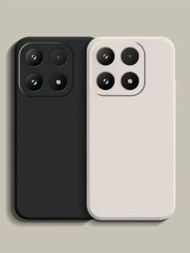 Luxuriöse Silikon-Handyhülle für Xiaomi Mi 14 14T 15 15T 17 17T Pro Sturzsichere Schutzhülle Coque Fundas