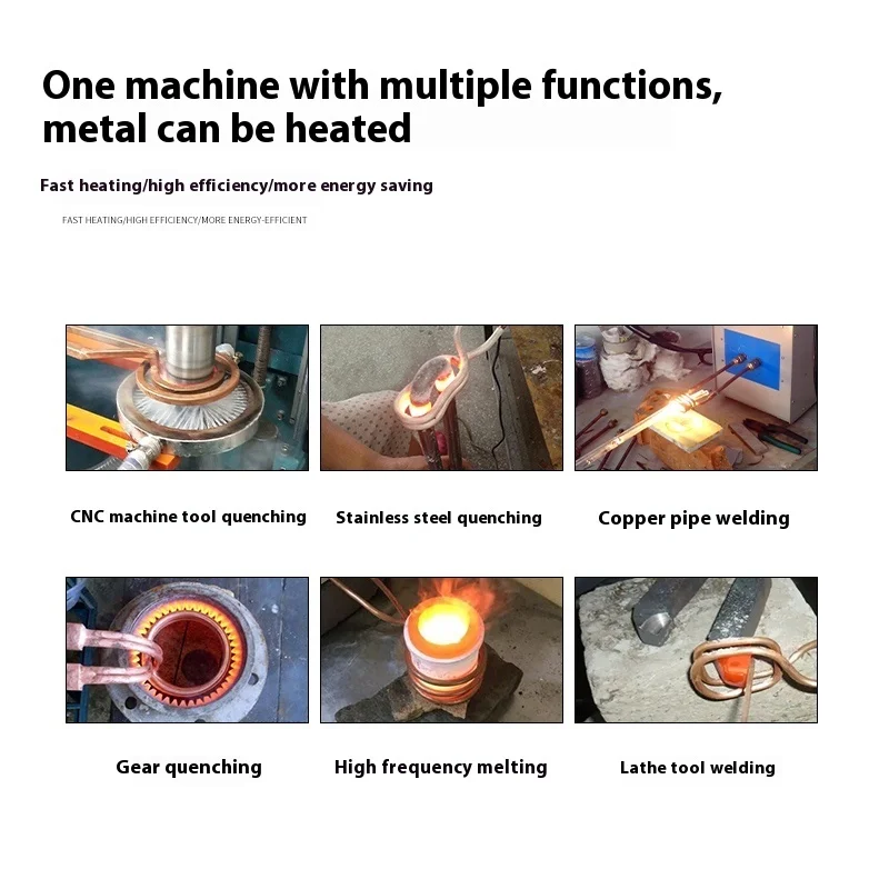 High Heating Machine, Quenching Annealing, Medium Metal Melting, Copper Tube Welding, induction heater
