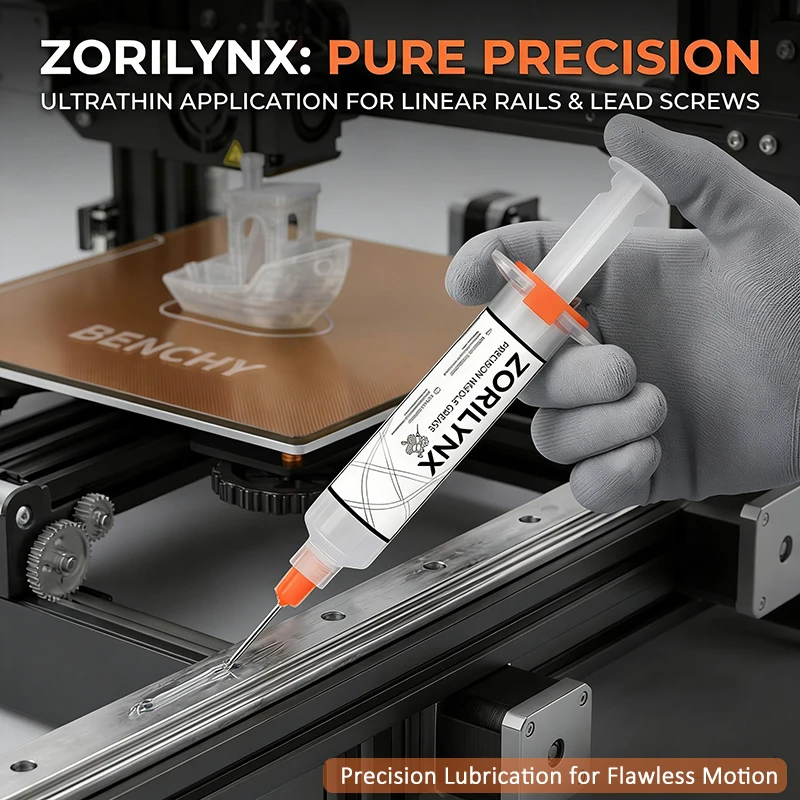 

Смазка ZORILYNX Precision Needle Grease 10г для 3D-принтеров и станков с ЧПУ: смазка для рельсовых винтов, защита от износа, техническое обслуживание