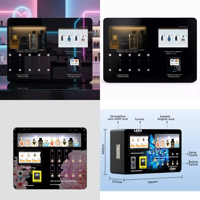 for Vending Machine Tester Perfume Automatic Spray Dispenser 10 Nozzle Fragrance Sample Distributor Affordable Mini Unit