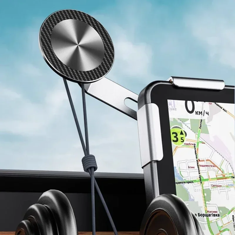 For Xpeng Xiaopeng G6 X9 P7 + Special Magnetic Suction Central Control Screen, Car Mobile Phone Holder, Aluminum Alloy Base