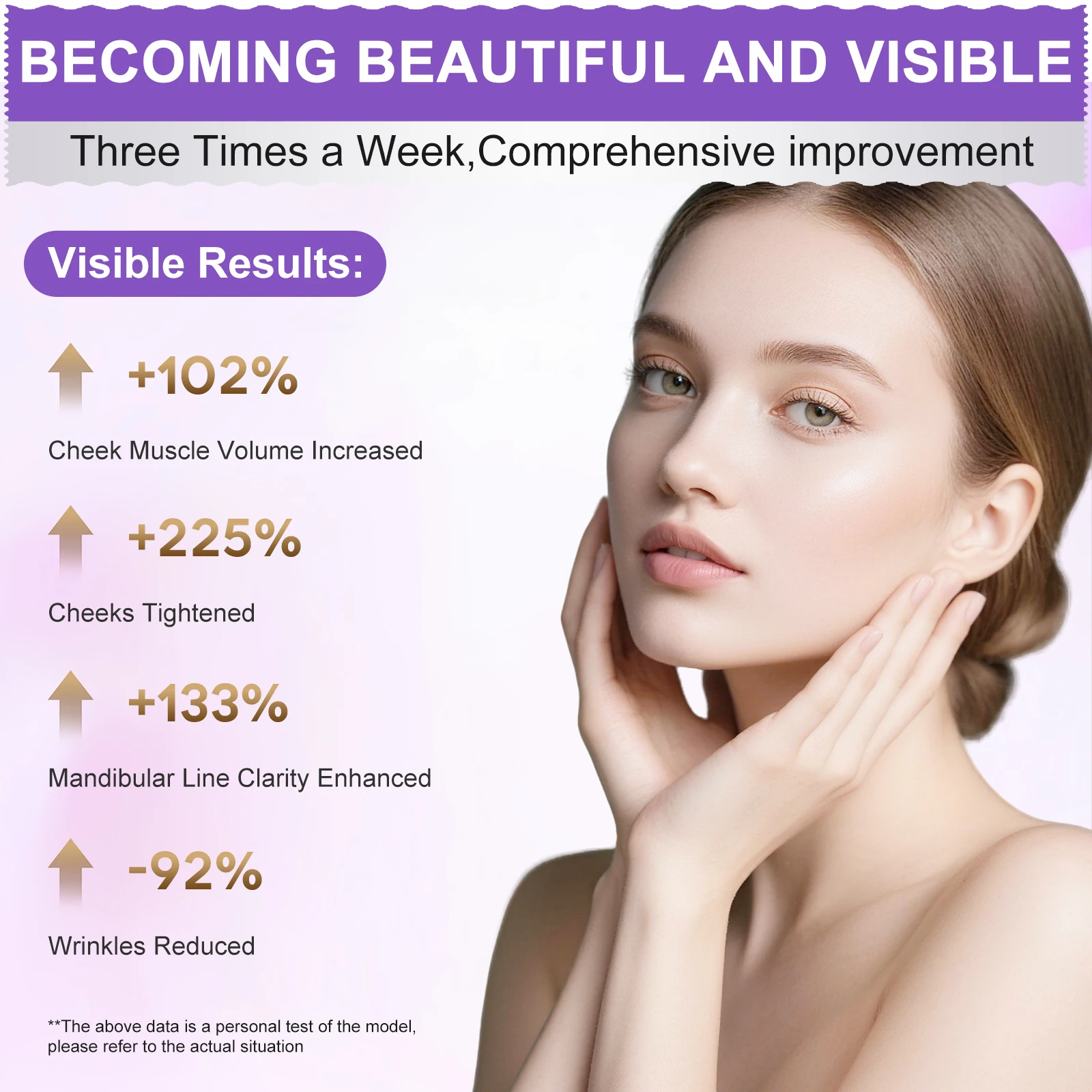 جهاز تدليك الوجه مكركرنت - جهاز اهتزاز الوجه للعناية ببشرة الوجه #2