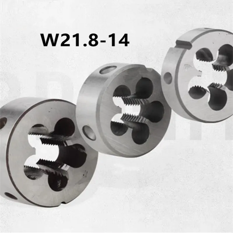 W21.8-14 RH And W21.8-14 LH HSS Round Adjustable Die Metric Standard Screw Threading Adjustable Round Split Dies