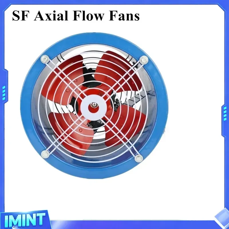 220V AC 600mm Industrial Metal Ventilation Fans Axial Exhaust Flow for Greenhouse or Poultry Farm - view 5