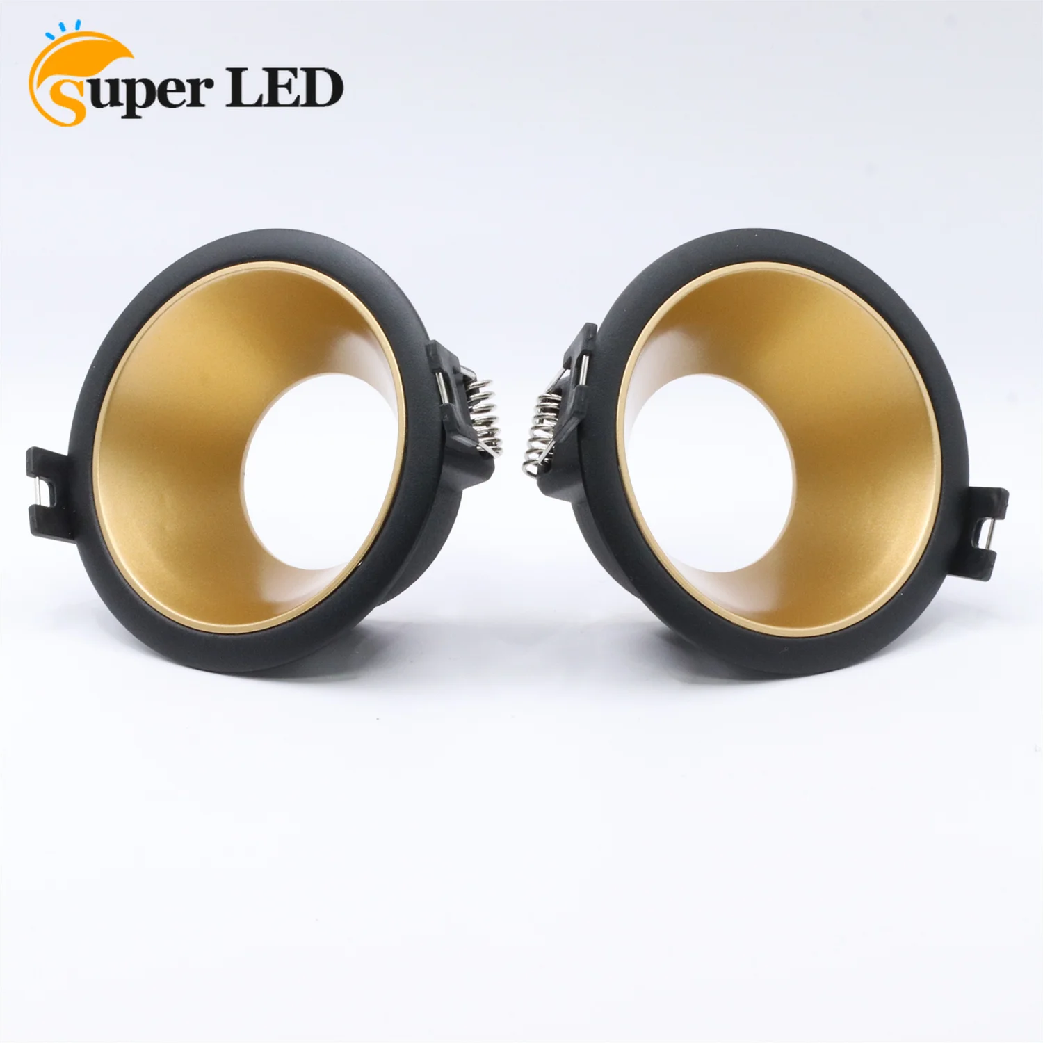 

Round fixed white chrome satin golden metal brass gu10 g5.3 mr16 led light led mr16 ceiling spot light