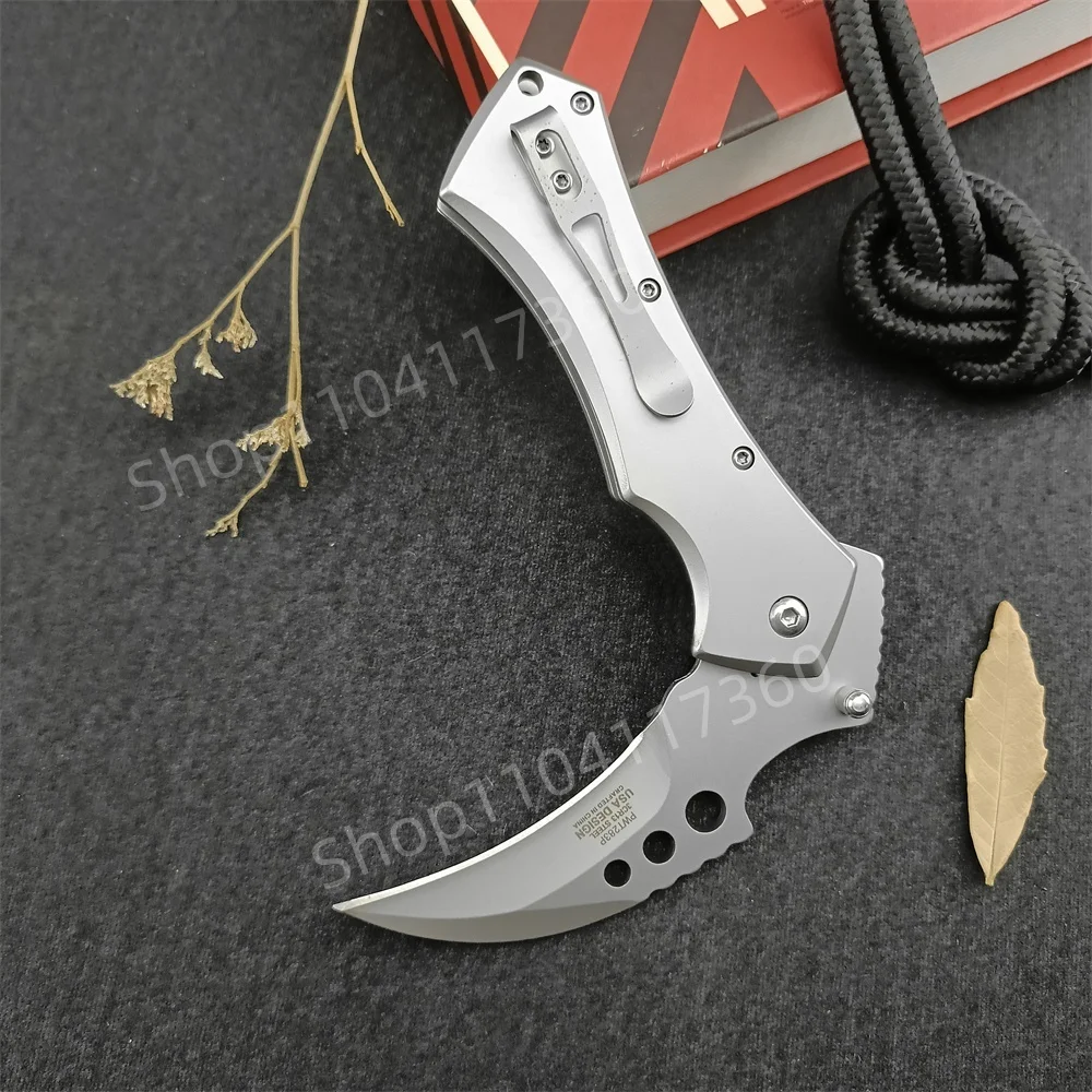 Wartech Scythe Ninja Folding Blade Knife 420 Steel Karambit Knives Outdoor EDC Camping Hunting Survival Camping Hunting Tools