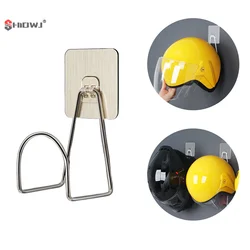 Porta casco moto ganci multiuso in metallo per montaggio a parete per supporto per caschi supporto per casco da bicicletta espositore per casco