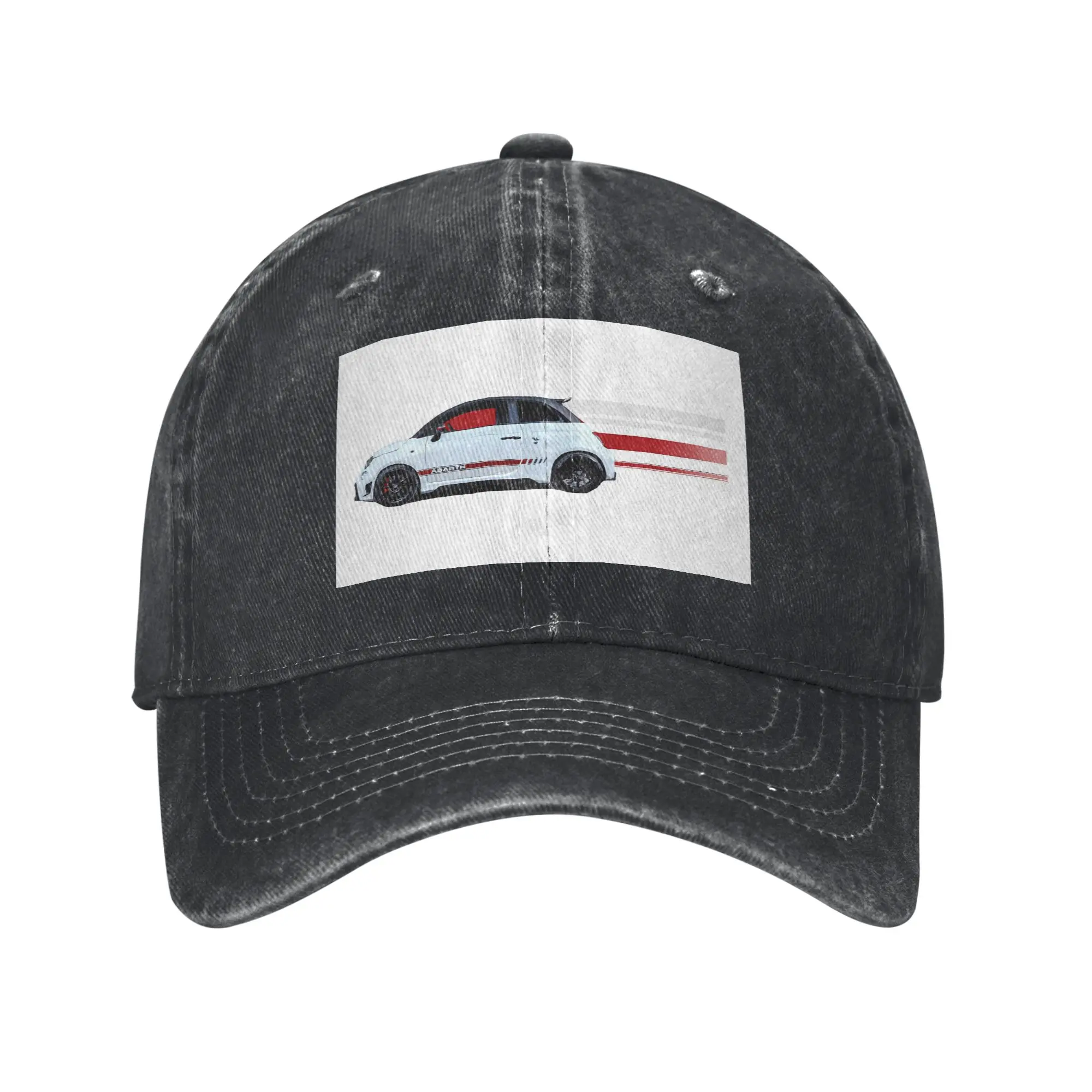 Abarth 595 Fan Art Hot Hatch Italian Fashion Baseball Cap  Retro Hat  Road Travel Hat
