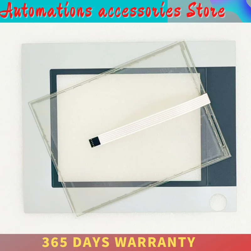 Touch Screen Panel Glass Digitizer for PC2100  5AP1120.1043-000 5PP520.1043-00 5PP520.1043-K23 with Protective Overlay FIlm