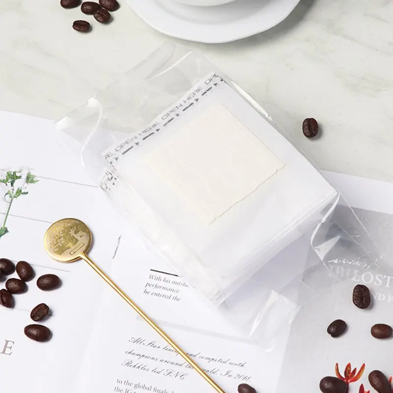 50pcs Hanging Ear Coffee Filter Paper Portable Drip Type Hand Rinsed Filter Cup image 6