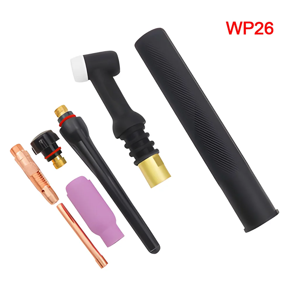 WP18 testa torcia per saldatura TIG raffreddata ad acqua WP26 WP17 saldatore al tungsteno Argon testa torcia TIG accessori per saldatura ad arco di