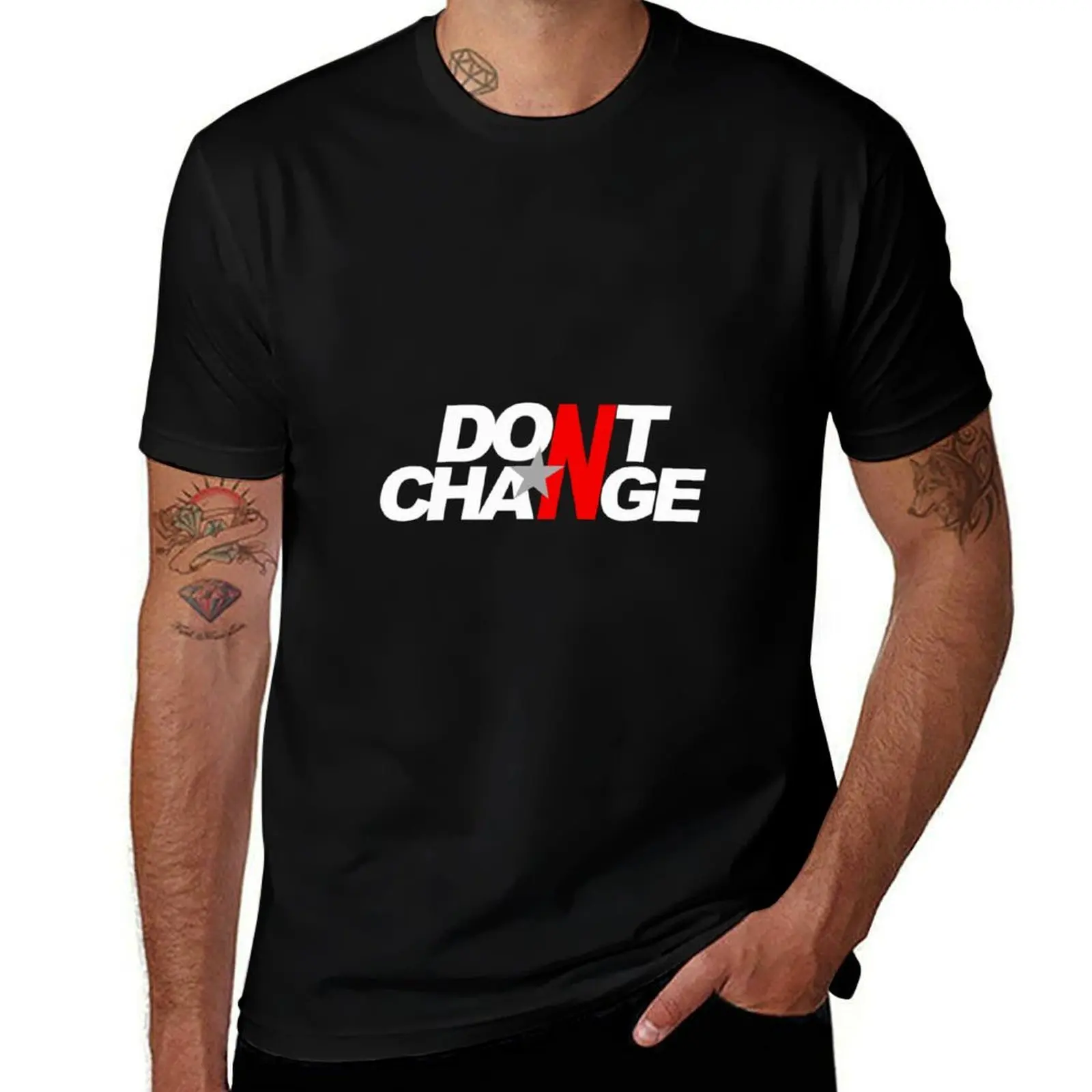 

Don't Change| Perfect Gift T-Shirt Simple Solid Color Crew Neck Tee