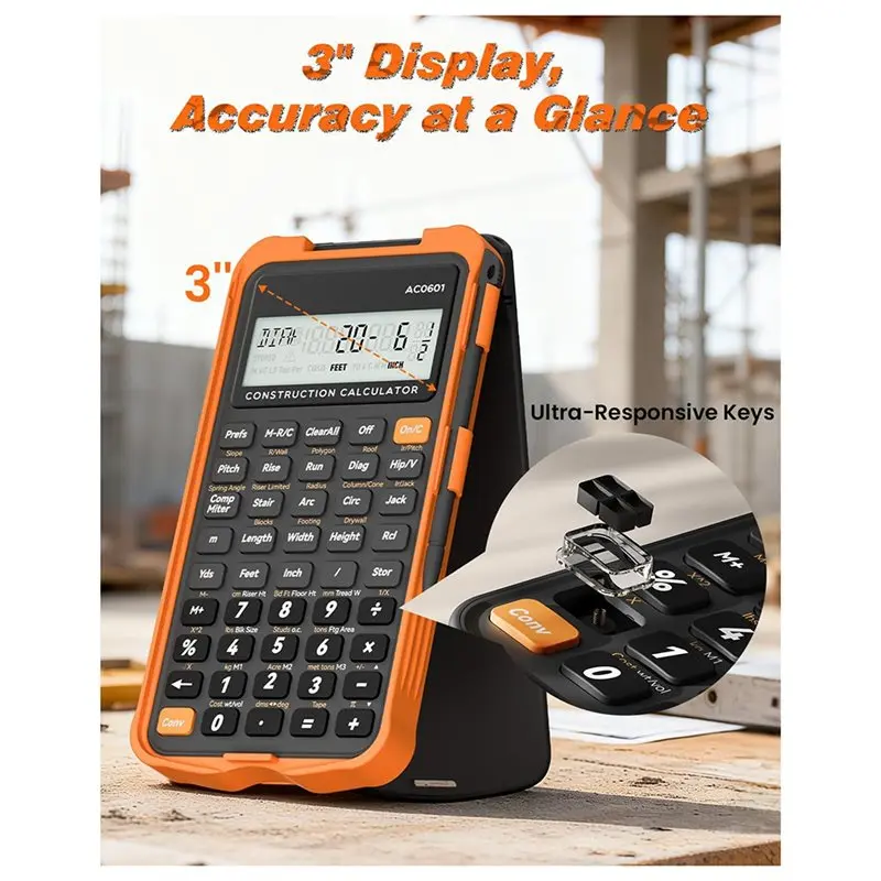 new--ROATEE Engineering Calculator With Writing Tablet For Contractor Construction Scientific Industrial For Concrete