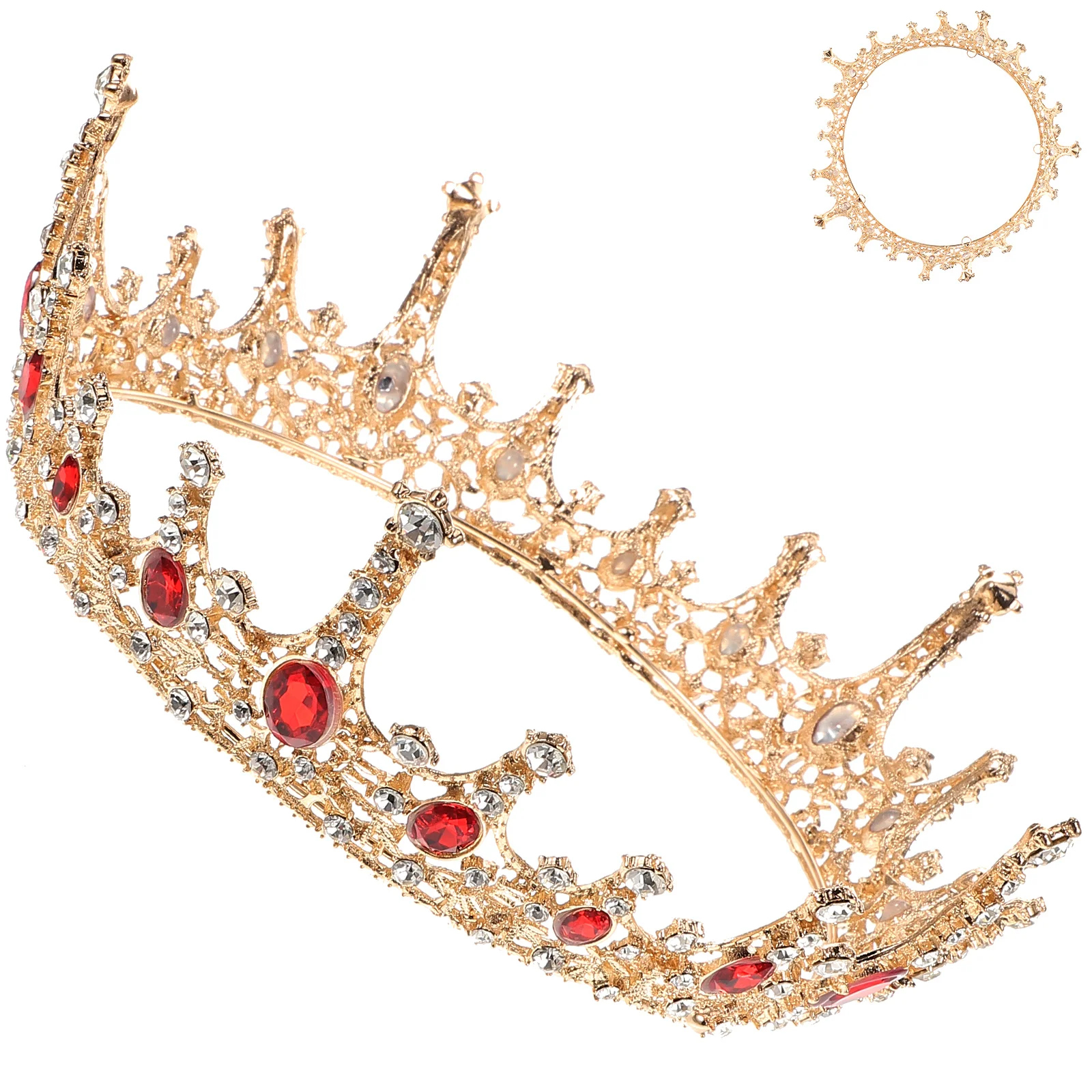 Wedding Hair Accessories The Crown Bridal Tiara for Women Baroque High Quality Bride