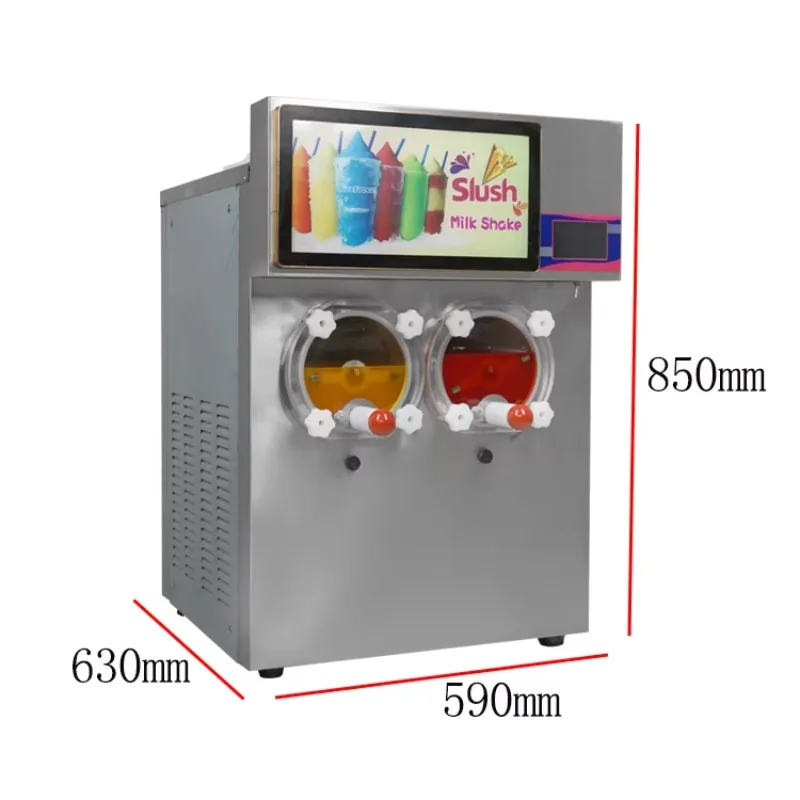 

【Best-selling】Ice Slush Machine Milkshake Cocktail Juice Smoothie Margarita Machine Frozen Drink for Shop
