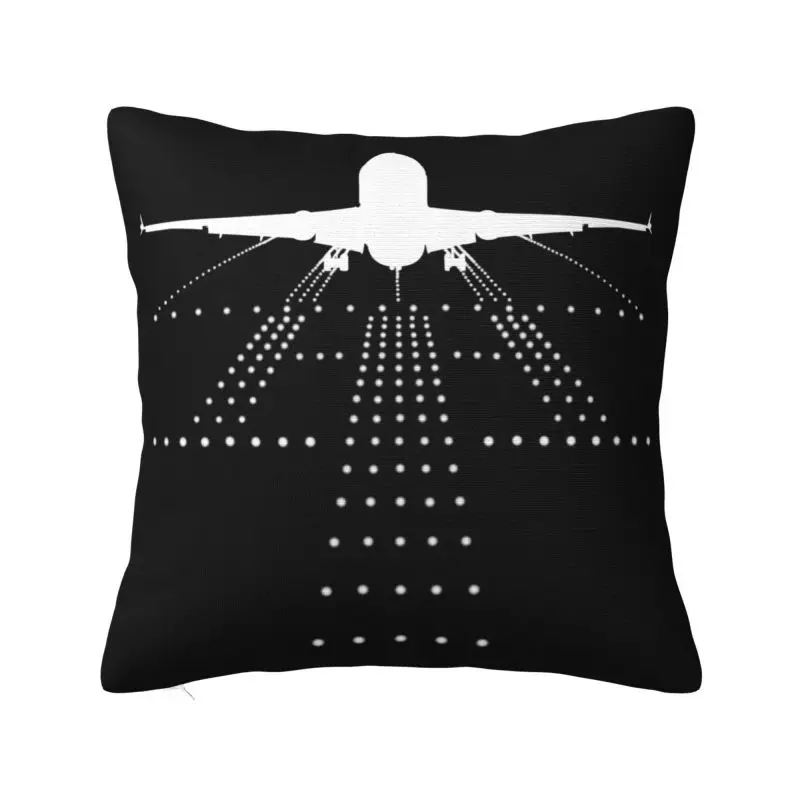 

Luxury Airplane Aviation Pilot Cushion Cover Velvet Plane Aviator Gift Throw Pillow Case Bedroom Decoration