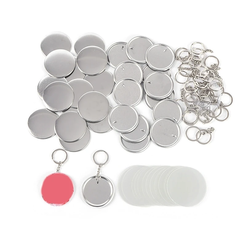 100PCS 44MM 58MM Plastic Metal - Button Badge Blank 리뷰 및 가격