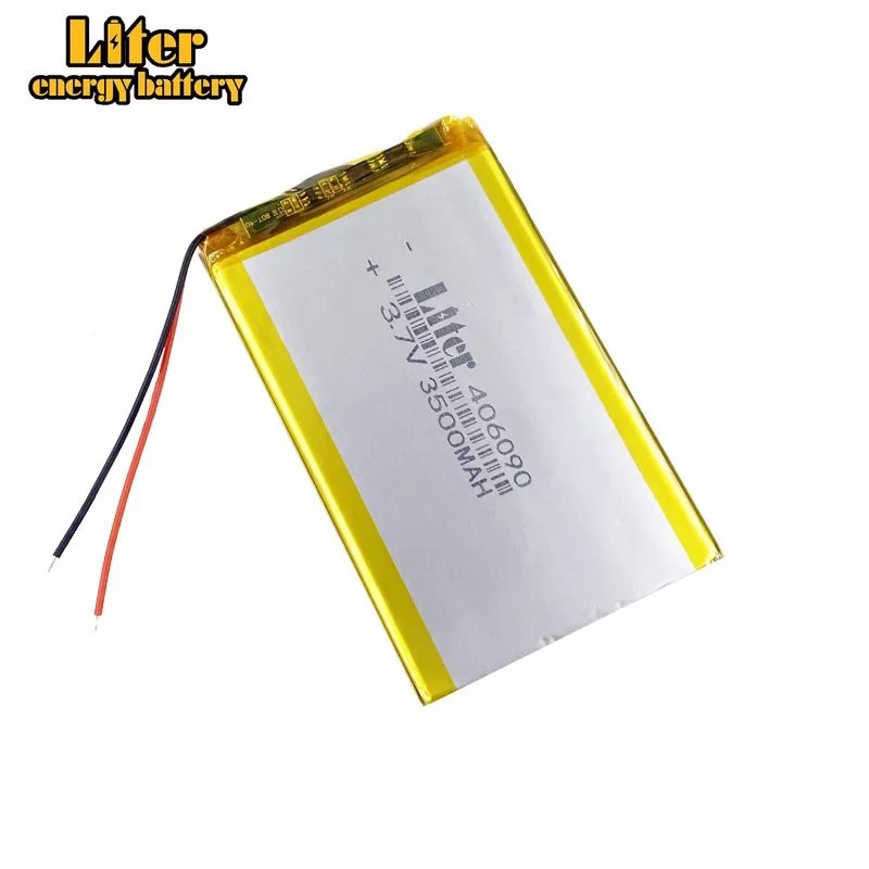 ลิตรพลังงานแบตเตอรี่ 3.7 V 3500 mAh [406090] Polymer lithium ion/Li - Ion แบตเตอรี่สำหรับแท็บเล็ต pc, POWER BANK, โทรศัพท์มือถือ