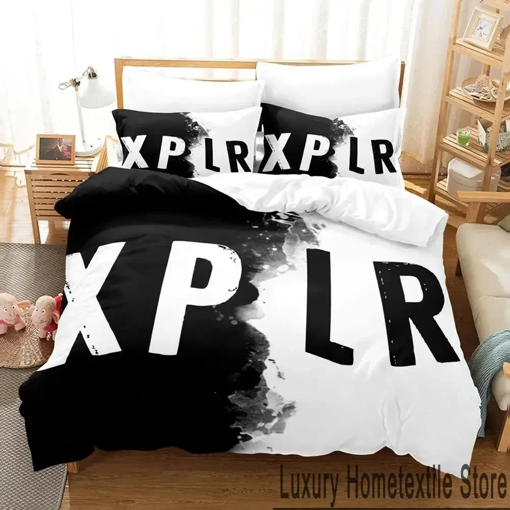 

3D Print XPLR Bedding Set Boys Girls Twin Queen King Size Duvet Cover Pillowcase Bed boys Adult Home Textileextile