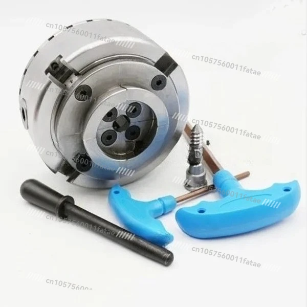 

High Precision Woodworking Chuck 4 Inch 100MM Thread M33*3.5 Clamping 8-60MM,KP96 4-Jaw Self-Centering Chuck for Wood Lathe