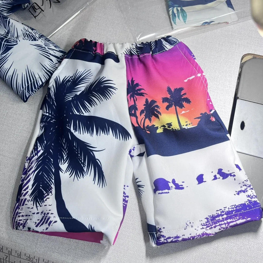 1/3 Doll's Clothes Fit To 75cm Male Bjd Doll Beach Vacation Casual Shorts Dress Up Girl Toys Play House Doll Accessories,no Doll